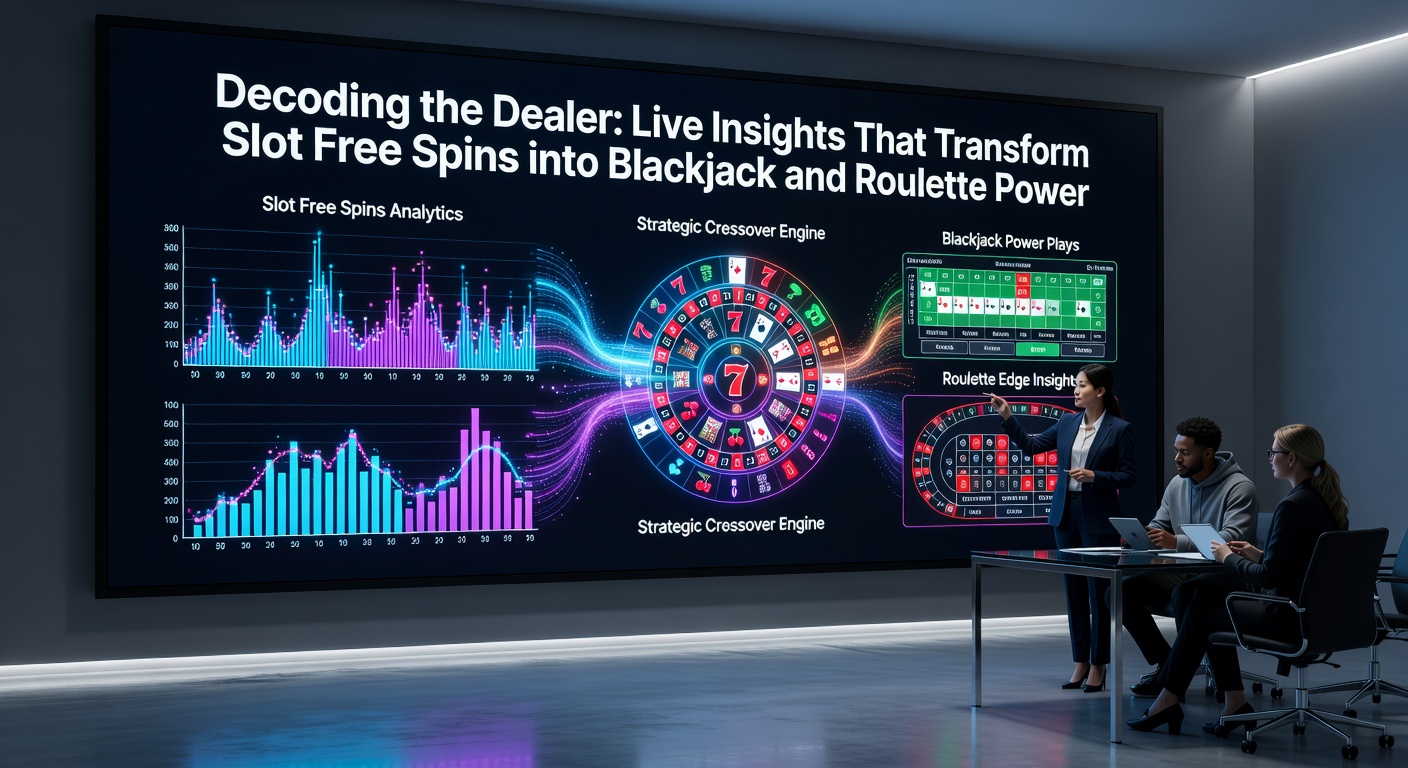 Nahaufnahme eines Live-Roulette-Rads mit Slot-Free-Spin-Überlagerung, die Strategie-Transformation illustriert