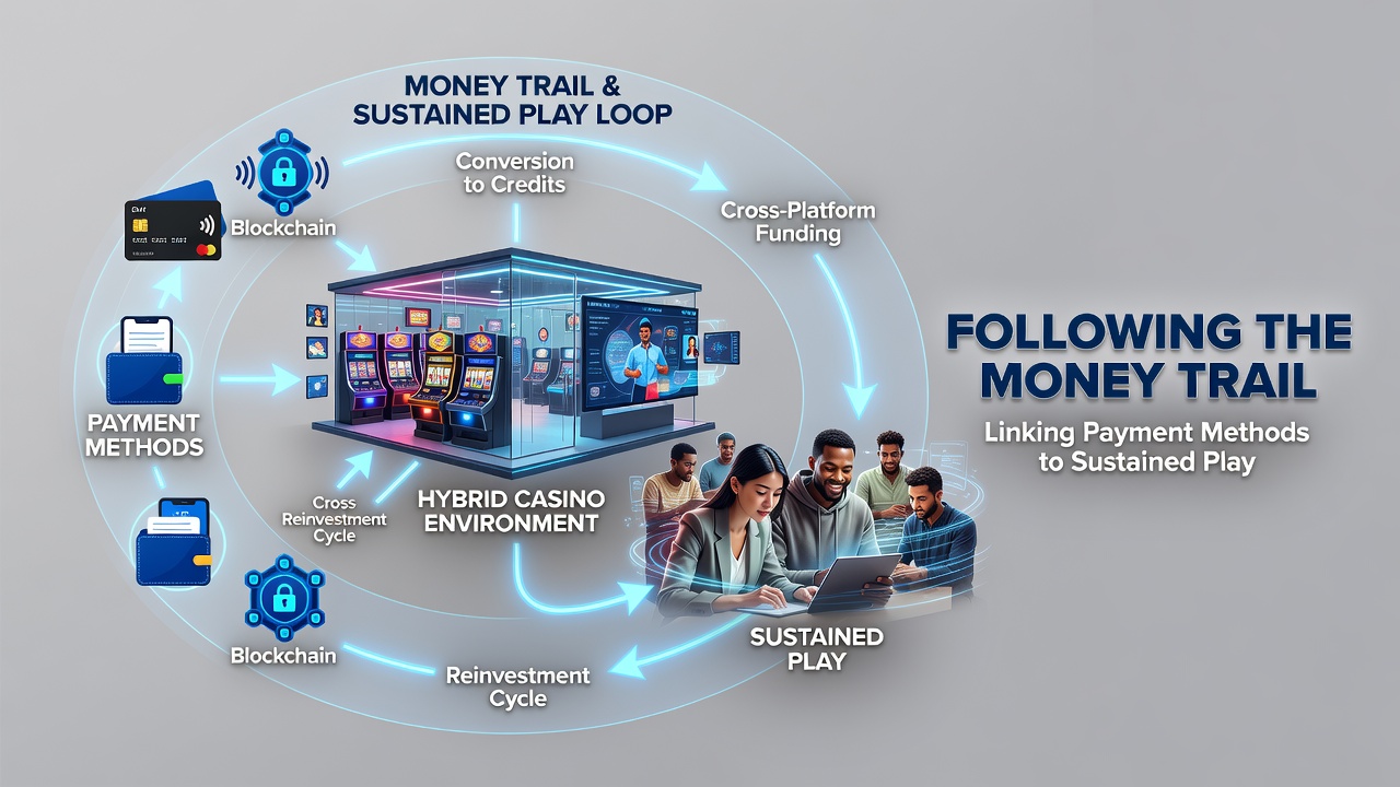 Darstellung von Transaktionspfaden zwischen mobilen Slots und Live-Dealer-Tischen in Casino-Plattformen