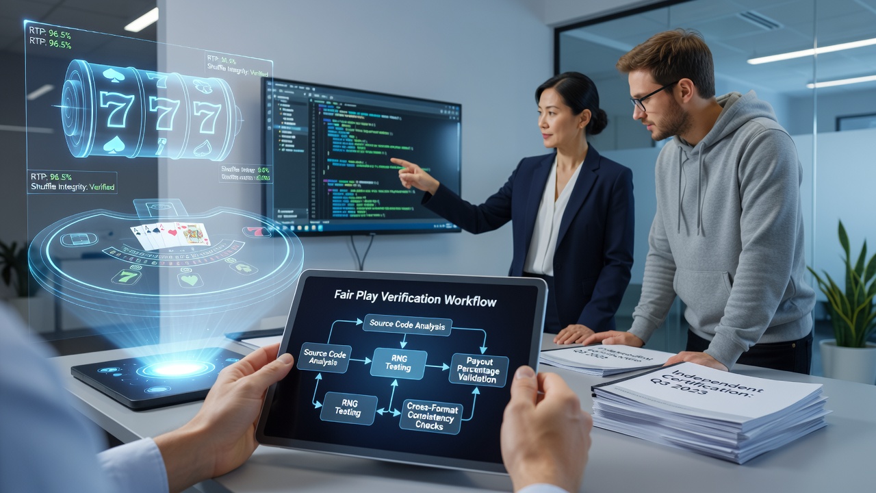 Unabhängige Auditoren bei der Überprüfung von RNG-Systemen in digitalen Casino-Plattformen