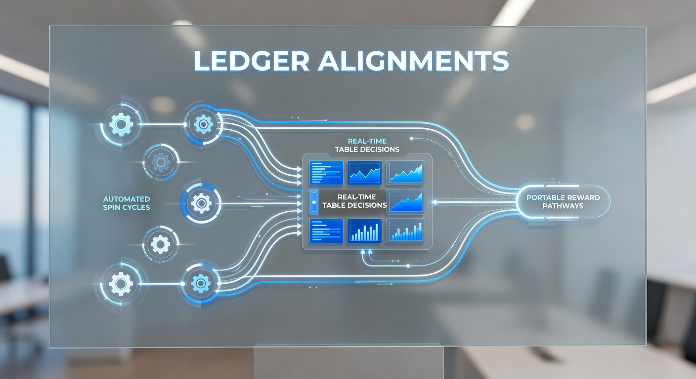 Technische Darstellung von Ledger-Systemen in Casino-Plattformen mit Slot- und Tischspiel-Integration