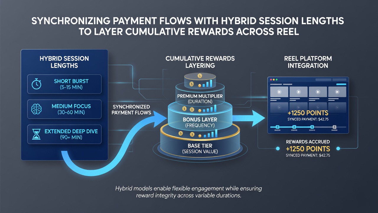 Beispiel für kumulative Belohnungen in hybriden Slot- und Tischsessions