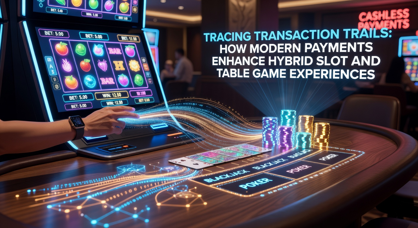 Moderne Zahlungssysteme in hybriden Casino-Spielen mit Slots und Tischspielen