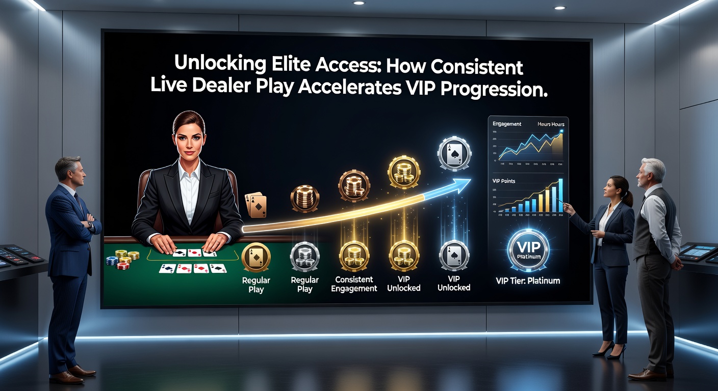 VIP-Lounge-Szene mit exklusiven Live-Dealer-Tischen, Champagnergläsern und personalisierten Hosts in einem modernen Online-Casino-Setup